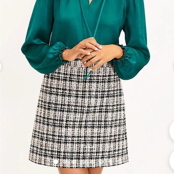 LOFT Dresses & Skirts - LOFT Tweed Mini Skirt. Sz 8T